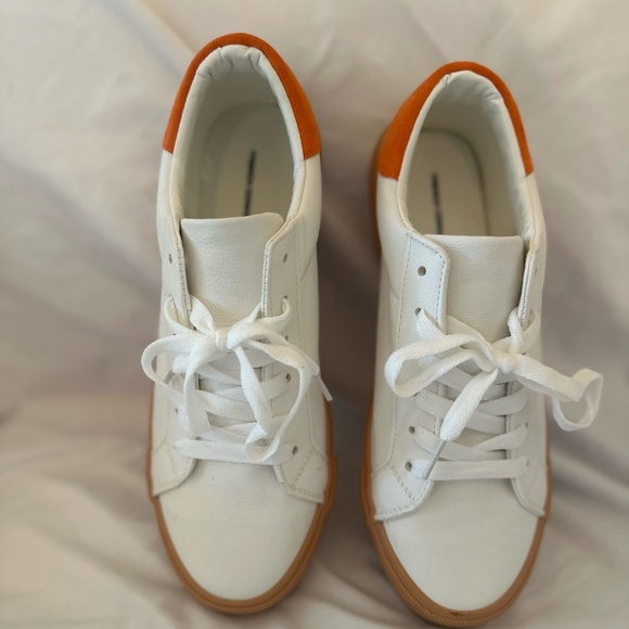 French Connection Shoes - French Connection,  Becka, White/orange
